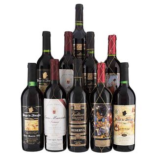 Red wines of Spain. Diego de Almagro. Valtier. Torre de Oria. Cavas de Murviedro. Pieces: 10. | Vinos Tintos de España. Diego de Almagro. Valtier. Tor