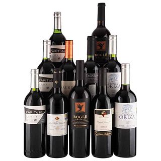 Red Wines from Spain, Argentina and Chile. Capitoso. Tamaron. Luis Felipe Edwards. Pieces: 11. | Vinos Tintos de España, Argentina y Chile. Capitoso. 
