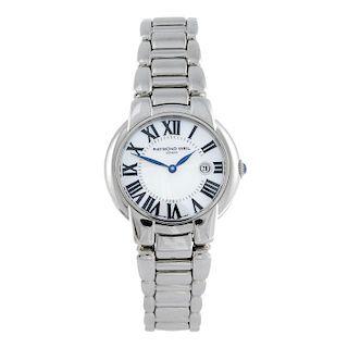 CURRENT MODEL: RAYMOND WEIL - a lady's Jasmine bracelet watch. Stainless steel case. Reference 5229,
