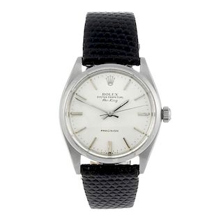 ROLEX - a gentleman's Oyster Perpetual Air-King Precision wrist watch. Circa 1948. Stainless steel c