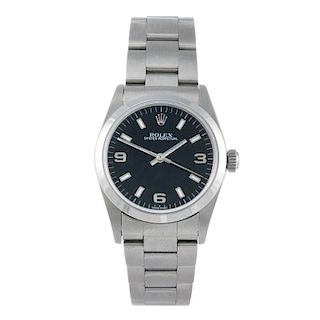 ROLEX - a mid-size Oyster Perpetual bracelet watch. Circa 1999. Stainless steel case. Reference 7708