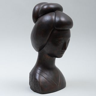 20th Century School: Bust of a Woman