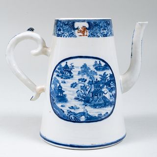 Chinese Export Porcelain Coffee Pot 