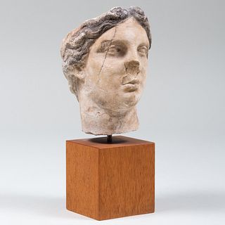 Marble Bust Fragment, After the Antique