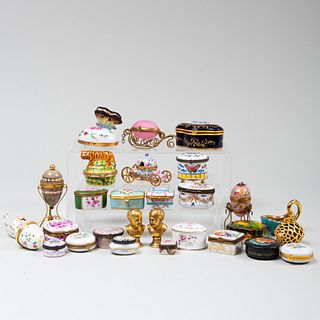 Continental Porcelain Snuff Boxes