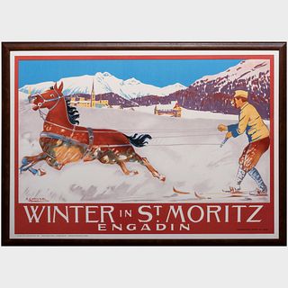 After Anton Christoffel (1871-1953): Winter, St. Moritz