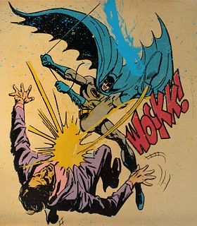 Mr. Brainwash - Bat-Wockk (Hand Embellished)
