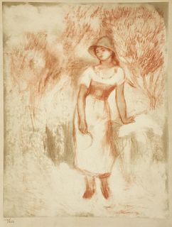 Pierre-Auguste Renoir - La Moissonneuse