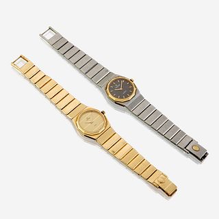 A collection of two bracelet wristwatches, Concord Mariner