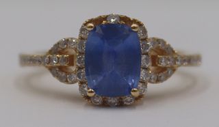 JEWELRY. Signed 18kt Colored Gem and Diamond Ring.