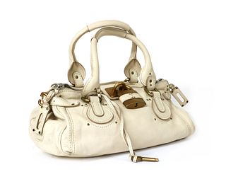 A Chloé 'Paddington' cream leather handbag,