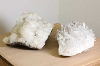 A large crystalline geological specimen,