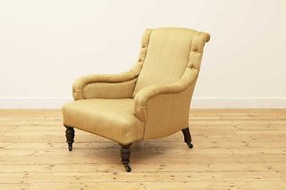 A Victorian armchair,