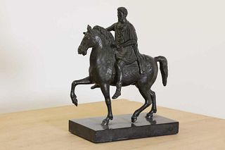 After the antique, an equestrian sculpture of Marcus Aurelius,