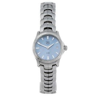 TAG HEUER - a lady's Link bracelet watch. Stainless steel case. Reference WJF1411, serial YB0834. Un