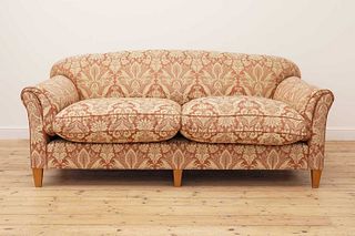 A three-seater sofa,