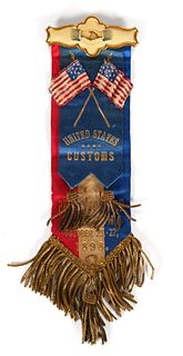 1898 US Customs Peace Jubliee Medal Ribbon
