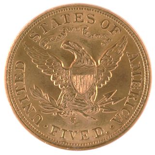 1902-S U.S. $5 Gold NGC MS63