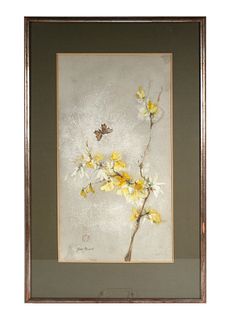 YOKO MORO KANEKO, Watercolor, Floral