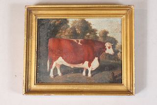 Oil on Canvas of Cow