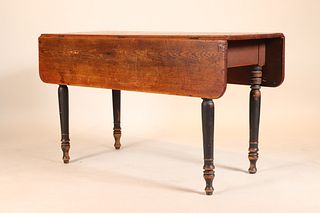 Federal Pine and Maple Drop-Leaf Table