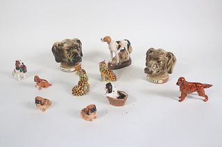 Group of Ceramic Animal Figurines