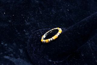 18K Yellow Gold Rope Form Band Ring