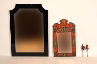 Baroque Style Painted Mirror