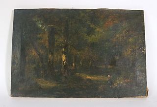 Oil on Canvas, French School, 19th C., Landscape