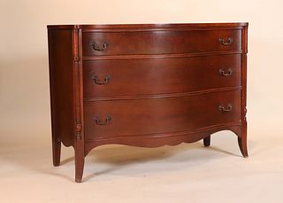 Federal Style Mahogany Serpentine Chest
