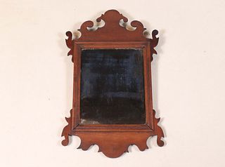 Petite Chippendale Mahogany Mirror