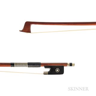 Nickel-mounted Viola Bow, Attributed to Alfons Riedl