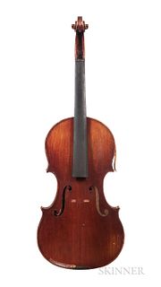 French Violin, Jean Bauer, Angers, 1952