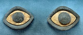 Mesopotamian Lapis Lazuli, Stone, & Bone Eyes
