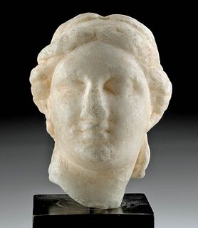 Published Hellenistic Marble Head of Isis, ex-Sotheby's