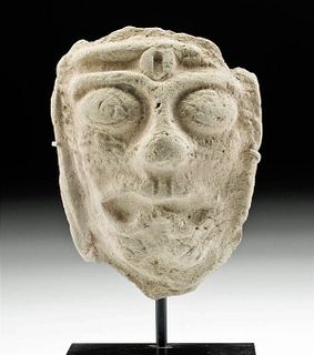 Ancient Babylonian Pottery Face of Humbaba