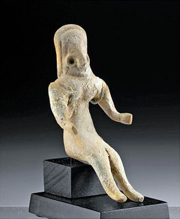 Indus Valley Mehrgarh Pottery Seated Goddess Figure