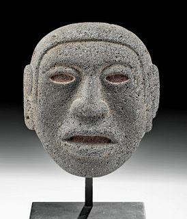 Handsome Aztec Stone Face of Man