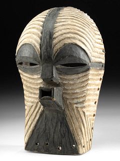 20th C. African Songye Wood Mask - Kifwebe