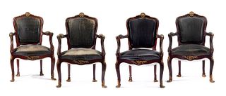 A set of French armchairs