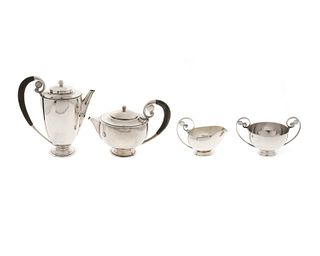 A Georg Jensen sterling silver tea and coffee service