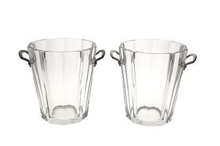 A pair of Baccarat "Maxim" champagne ice buckets