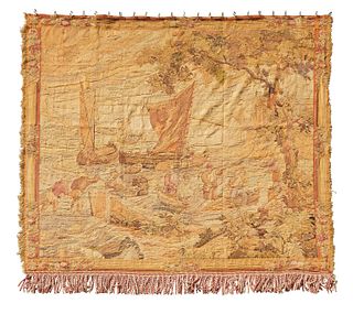 A French handwoven tapestry