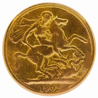 DOUBLE SOVEREIGN, 1902