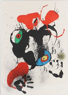 Joan Miro (1893 - 1983) Spain, Lithograph