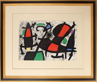 Joan Miro (1893-1983) Spanish, Color Lithograph
