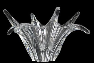 French Baccarat Glass Candy Dish