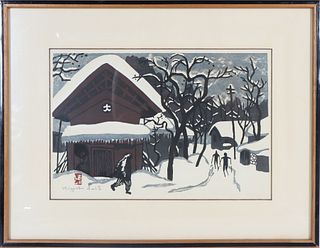 Kiyoshi Saito (1907-1997)Japanese, Woodblock Print