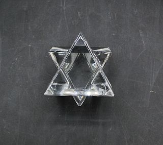 Cotte Clear Crystal Star of David