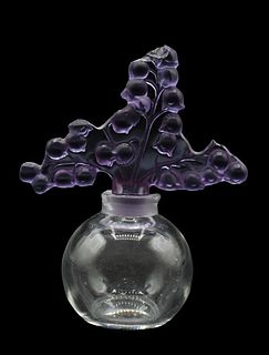 Lalique France Clairefontaine Perfume Bottle As is